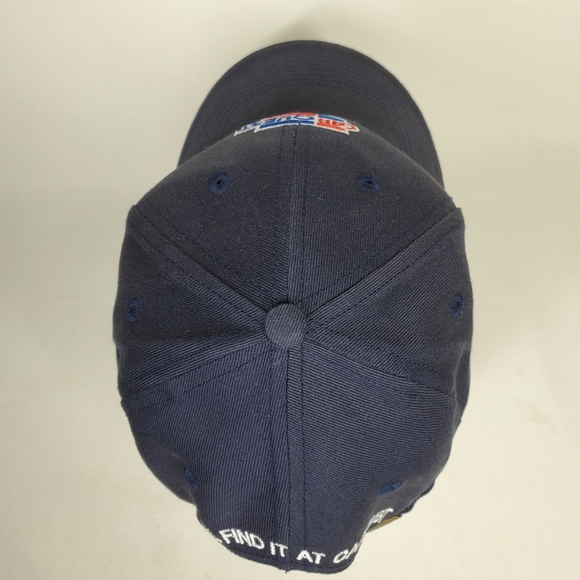 Car Quest Auto Parts Logo Hat Blue Strapback Canvas Trucker Cap Curve Bill NWOT - Picture 9 of 12